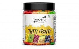 Foodery Tutti Frutti   Plastic Jar  400 grams